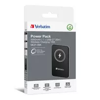 5000 mah power bank - Verbatim Charge 'n' Go Magnetic 5000 mAh Juodas (Black) - 6 nuotrauka
