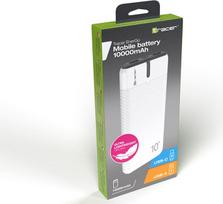 10000mah power bank - Tracer EnerGo 10000mAh, baltai-juodas - 2 nuotrauka