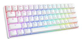 60 klaviatura - DELTACO GAMING DK470, Balta (White) - 7 nuotrauka