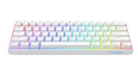 60 klaviatura - DELTACO GAMING DK470, Balta (White) - 8 nuotrauka