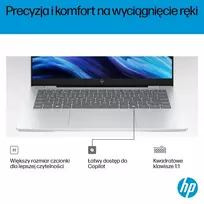 hp i5 16 512 - HP OmniBook 7 AI 14-fr0003nw, Ultra 5 225U, 16 GB, 512 GB, 14" 2K OLED, Windows 11 Pro, Srebrinis (Silver) - 7 nuotrauka