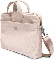 krepsys nesiojamam kompiuteriui 16 - Guess Saffiano 4G Triangle Logo bag for a 16'' laptop - pink - 2 nuotrauka