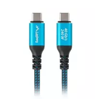 usb c i usb c 2m - Lanberg USB-C M/M 4.0 CABLE 240W 8K 60HZ | CA-CMCM-45CU-0020-BK - 2 nuotrauka
