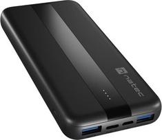 isorine baterija 20w - NATEC TREVI SLIM Q V2 10000mAh Juodas - 7 nuotrauka