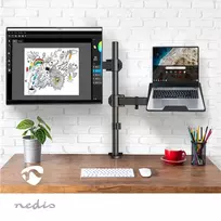 monitoriaus laikiklis - Nedis MMSISNB110BK Monitoriaus laikiklis 15-32", Juodas (Black) - 3 nuotrauka