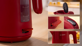 bosch 360 - Bosch TWK2M164 Raudonas (Red) - 5 nuotrauka