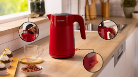 bosch 360 - Bosch TWK2M164 Raudonas (Red) - 6 nuotrauka