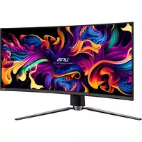 34 oled - MSI MPG341CQPXQD-OLED 34", QD-OLED, lenktas, juodas (Black) - 3 nuotrauka