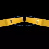 argb ventiliatoriai - Thermaltake CT140 EX Reverse ARGB 140mm Geltonas (Yellow) Ventiliatorius 3 vnt. - 2 nuotrauka