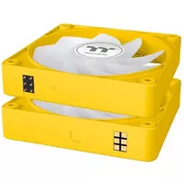 argb ventiliatoriai - Thermaltake CT140 EX Reverse ARGB 140mm Geltonas (Yellow) Ventiliatorius 3 vnt. - 3 nuotrauka