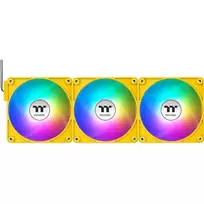 argb ventiliatoriai - Thermaltake CT140 EX Reverse ARGB 140mm Geltonas (Yellow) Ventiliatorius 3 vnt. - 4 nuotrauka