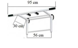 sanro skersinis - Skersinis pakabinamas ant švediškos sienelės H105, iki 100kg - 2 nuotrauka