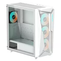 kompiuterio korpusas case - Kompiuterio korpusas Gigabyte C301 Glass White V2, balta - 7 nuotrauka