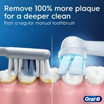 oral b io2 green forest - Oral-B iO2 Elektrinis dantų šepetėlis, miško žalias (Forest Green) - 4 nuotrauka