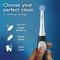 oral b io2 green forest - Oral-B iO2 Elektrinis dantų šepetėlis, miško žalias (Forest Green) - 7 nuotrauka