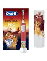 pro vitality - Oral-B Vitality Pro Kids 3+ Lion King (Raudonas/Red) - 5 nuotrauka