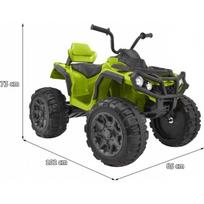 vaikiskas elektrinis keturratis - Vaikiškas elektrinis keturratis Quad ATV, žalias - 11 nuotrauka