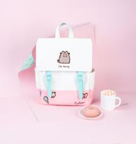 pusheen kuprine - Pusheen mokyklinė kuprinė Rose Collection balta - 4 nuotrauka