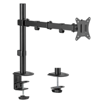 monitoriaus laikiklis deltaco - Deltaco ARM-0303-B, Juodas (Black) - 2 nuotrauka