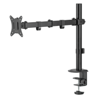 monitoriaus laikiklis deltaco - Deltaco ARM-0303-B, Juodas (Black) - 8 nuotrauka