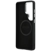 s26 ultra deklas - Guess fiksuotas blizgučiais dengtas trikampio formos „MagSafe“ dėklas, skirtas „Samsung Galaxy S26 Ultra“, juodas - 3 nuotrauka