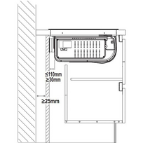 integruota indukcine kaitlente - Elica NIKOLATESLA FIT+ BL/F/60 - 2 nuotrauka