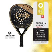 padelio rakete dunlop - Padelio raketė Dunlop Aerostar Pro 16K, aukso sp./juoda sp. - 2 nuotrauka