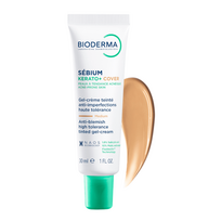 bioderma kremas - BIODERMA veido kremas-gelis SEBIUM KERATO  COVER, 30 ml - 3 nuotrauka