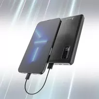 nesiojamas ikroviklis - Extralink EPB-098B, 10000mAh, juodas (black) - 2 nuotrauka