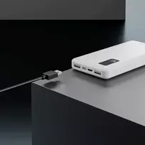atsarginis maitinimo saltinis power bank - Extralink EPB-098W 10000 mAh Balta (White) - 4 nuotrauka