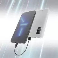 atsarginis maitinimo saltinis power bank - Extralink EPB-098W 10000 mAh Balta (White) - 5 nuotrauka