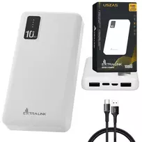 atsarginis maitinimo saltinis power bank - Extralink EPB-098W 10000 mAh Balta (White) - 8 nuotrauka