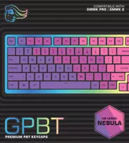 kompiuterine technika - Klavišų dangtelis Glorious PC Gaming Race GPBT Keycaps ANSI, rožinė - 2 nuotrauka