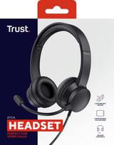 usb ausine - HEADSET AYDA PC 3.5MM/25087 TRUST - 6 nuotrauka