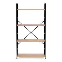 azuolo lentyna - ModernHome Loft CWJ6024112LG, ąžuolo/juoda (Oak/Black) - 8 nuotrauka