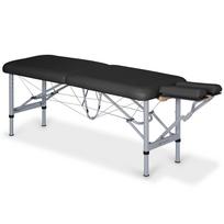 masazo stalai - Habys Profesionalus masažo stalas Chiro Ultralux 19 Alu, juodos spalvos - 6 nuotrauka
