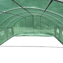 siltnamiu plevele - Šiltnamis su armuota plėvele, 48 m2, 4x12 m, žalias - 2 nuotrauka
