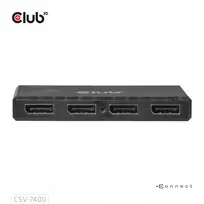 3d 4k - Club 3D CSV-7400 MST Hub 1x DisplayPort į 4x DisplayPort - 3 nuotrauka