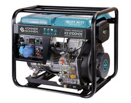 dyzelinis generatorius - KÖNNER & SÖHNEN KS 6100HDE, 5500W (EURO V) - 8 nuotrauka