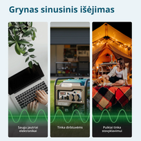 3kw generatorius - Könner & Söhnen KS 3300i - 5 nuotrauka