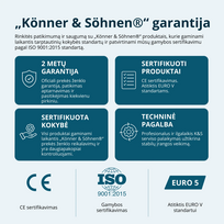 3kw generatorius - Könner & Söhnen KS 3300i - 10 nuotrauka