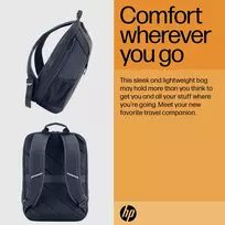 kuprine hp - HP Travel 15.6 Backpack, 18 Liter Capacity - Iron Grey - 3 nuotrauka