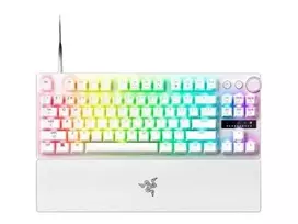 zaidimu klaviaturos razer v3 - Razer Huntsman V3 Pro Tenkeyless 8KHz ,  Klaviatūra žaidimams ,  Laidinė ,  JAV ,  Balta ,  Razer Analog Optical Switch Gen-2 - 2 nuotrauka