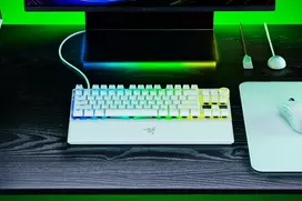 zaidimu klaviaturos razer v3 - Razer Huntsman V3 Pro Tenkeyless 8KHz ,  Klaviatūra žaidimams ,  Laidinė ,  JAV ,  Balta ,  Razer Analog Optical Switch Gen-2 - 4 nuotrauka