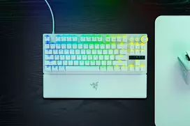 zaidimu klaviaturos razer v3 - Razer Huntsman V3 Pro Tenkeyless 8KHz ,  Klaviatūra žaidimams ,  Laidinė ,  JAV ,  Balta ,  Razer Analog Optical Switch Gen-2 - 6 nuotrauka