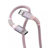 usb laidas magnetinis - Verbatim USB laidas USB C (M) – USB C (M), 60W, 1,2m, magnetinis, rožinis, dėžutė, 31853 - 6 nuotrauka