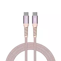 usb laidas magnetinis - Verbatim USB laidas USB C (M) – USB C (M), 60W, 1,2m, magnetinis, rožinis, dėžutė, 31853 - 7 nuotrauka