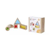 puzzles forma - Eichhorn Montessori Window Bricks, 5 det. - 4 nuotrauka