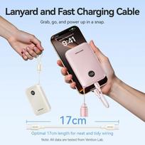 22.5w 10000mah - Vention FKAB0-C, 10000mAh, 22.5W, juodas - 5 nuotrauka
