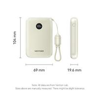 22.5w 10000mah - Vention FKAB0-C, 10000mAh, 22.5W, juodas - 12 nuotrauka